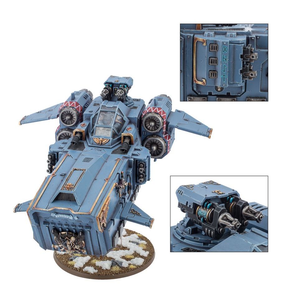 SPACE WOLVES STORMFANG GUNSHIP