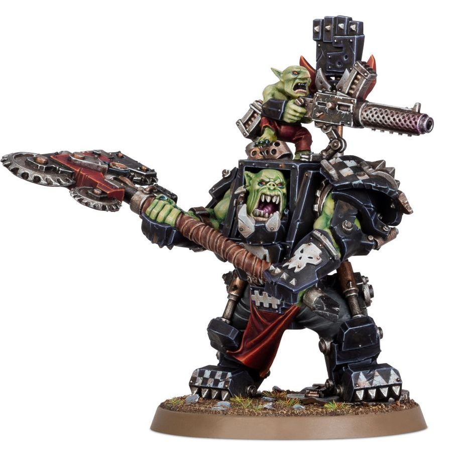 ORKS: ORK WARBOSS IN MEGA ARMOUR